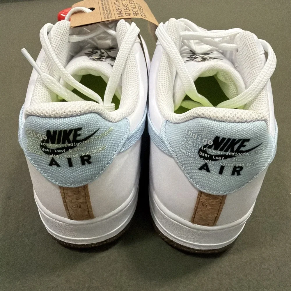BRAND NEW Nike Air Force 1 '07 LV8 Indigo CZ0338-100 Size 11.5 Authenticated! DS